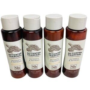 Soapbox Activated Charcoal Conditioner 16 Oz 4-Pack Hydrating & Detoxifying